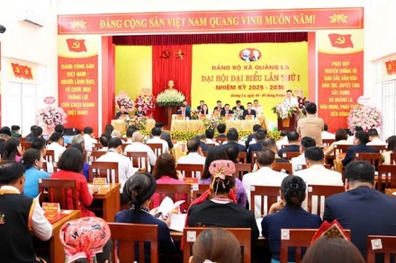 Đại hội Đảng bộ xã Quảng La lần thứ I, nhiệm kỳ 2025-2030.