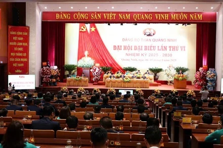 Quang cảnh Đại hội Đảng bộ Than Quảng Ninh lần thứ VI, nhiệm kỳ 2025-2030.