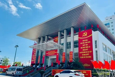 Trung tâm tổ chức Hội nghị tỉnh Quảng Ninh nơi tổ chức Đại hội Đảng bộ Ủy ban nhân dân tỉnh Quảng Ninh lần thứ I, nhiệm kỳ 2025-2030.