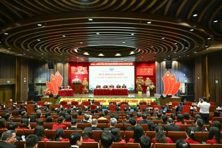 Toàn cảnh Đại hội đại biểu Đảng bộ Tòa án nhân dân tối cao nhiệm kỳ 2025-2030. (Ảnh DUY LINH)