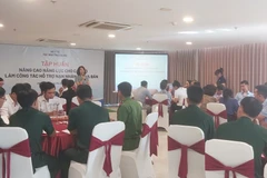 Tập huấn nâng cao năng lực cho cán bộ làm công tác hỗ trợ nạn nhân mua bán người do Cục Bảo trợ xã hội, Bộ Y tế tổ chức.