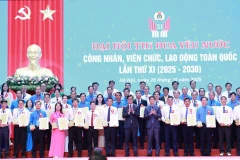 Tôn vinh tập thể, cá nhân điển hình tiên tiến phong trào thi đua công nhân, viên chức, lao động toàn quốc giai đoạn 2020-2025.
