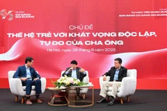Tọa đàm “Thế hệ trẻ với khát vọng độc lập, tự do của cha ông” (Ảnh: THÀNH ĐẠT)