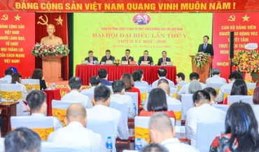 Quang cảnh Đại hội Đại biểu lần thứ V, nhiệm kỳ 2025-2030 của Đảng bộ Tổng Công ty Đầu tư phát triển đường cao tốc Việt Nam (VEC).