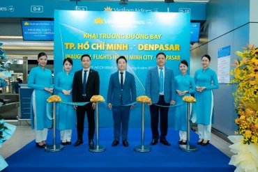 Vietnam Airlines khai trương đường bay thẳng từ Thành phố Hồ Chí Minh (SGN) đến Denpasar (DPS), Indonesia.
