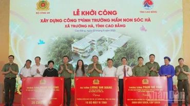 Khởi công Trường Mầm non Sóc Hà (xã Trường Hà, tỉnh Cao Bằng).