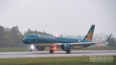 Hàng loạt chuyến bay của Vietnam Airlines bị hủy do ảnh hưởng bão Wipha.