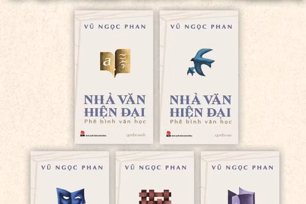 Bộ sách Nhà văn hiện đại của Vũ Ngọc Phan, do Nxb Kim Đồng ấn hành.