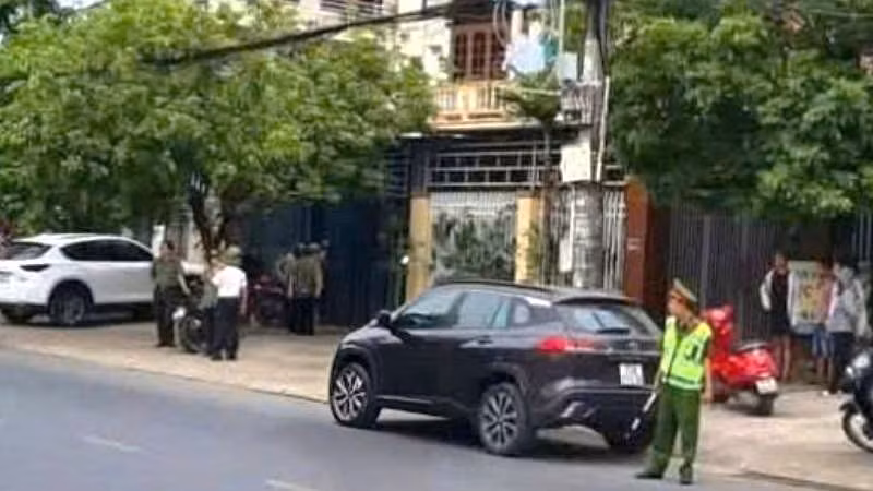 Ngôi nhà tại phường Đồng Sơn xảy ra vụ đâm chết người.