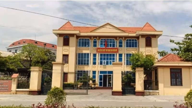 Trụ sở Chi cục trưởng Chi cục Thi hành án dân sự thành phố Đồng Hới, tỉnh Quảng Bình cũ, nơi bà Lan từng công tác.