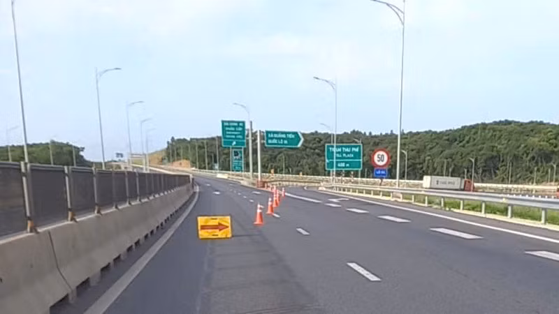 Cao tốc bắc-nam qua tỉnh Quảng Trị sẽ đóng một số đoạn trong thời gian nhất định để lắp hệ thống giám sát
