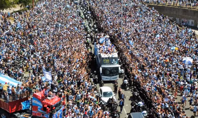 [Ảnh] Argentina: Hàng triệu người hâm mộ chào đón những người hùng vô địch World Cup