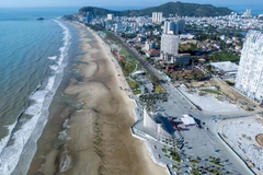 Toàn cảnh Công viên Thùy Vân có trị giá đầu tư hơn 1.100 tỷ đồng. 