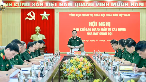 Đại tướng Nguyễn Trọng Nghĩa chủ trì hội nghị Ban Chỉ đạo Dự án đầu tư xây dựng Nhà hát Quân đội.