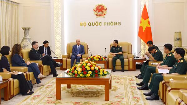 Quang cảnh buổi tiếp.