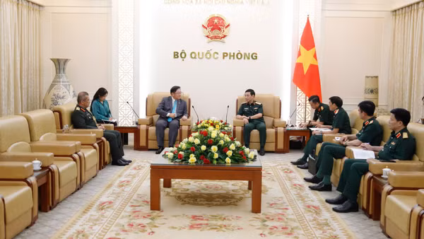 Quang cảnh buổi tiếp.