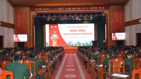 Quang cảnh lễ khai mạc.