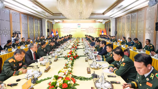 Quang cảnh hội đàm.