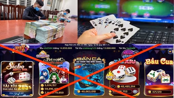 Núp bóng dưới nhiều hình thức, tội phạm tổ chức, đánh bạc online vẫn tiếp tục diễn ra công khai trên các trang mạng. Ảnh: QĐ