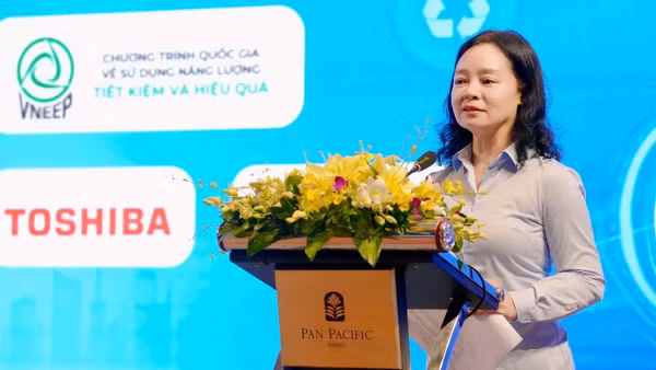 Bà Nguyễn Thị Lâm Giang, Cục trưởng Cục Đổi mới sáng tạo, chuyển đổi xanh và khuyến công, Bộ Công thương.