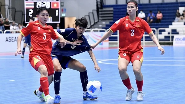 Futsal nữ Việt Nam cần chiến lược phát triển dài hơi. Ảnh | FAThaiLand