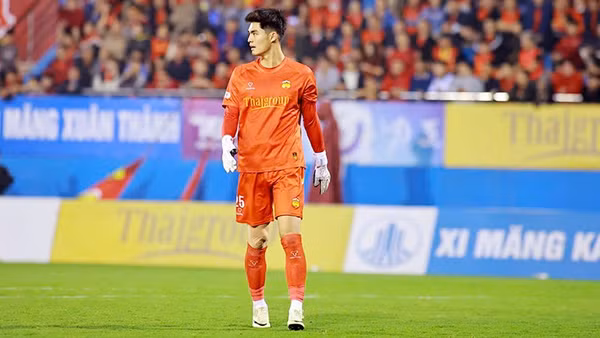 Trung Kiên trong màu áo Hoàng Anh Gia Lai. Ảnh | Trần Hải