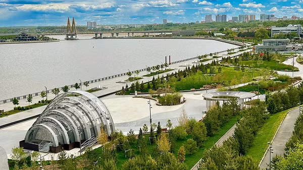 Một góc thành phố Kazan mơ mộng.