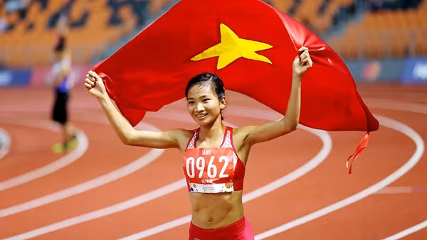 Nguyễn Thị Oanh vẫn là đầu tàu của điền kinh Việt Nam. Ảnh | KHẢ HÒA