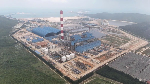 Nhiều hạng mục quan trọng của Trung tâm điện lực Quảng Trạch đã hoàn thành. 
