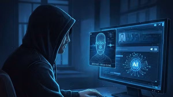 Tội phạm mạng gia tăng lợi dụng công nghệ AI, sử dụng deepfake, voice clone và nhân vật ảo để mạo danh tinh vi hơn.