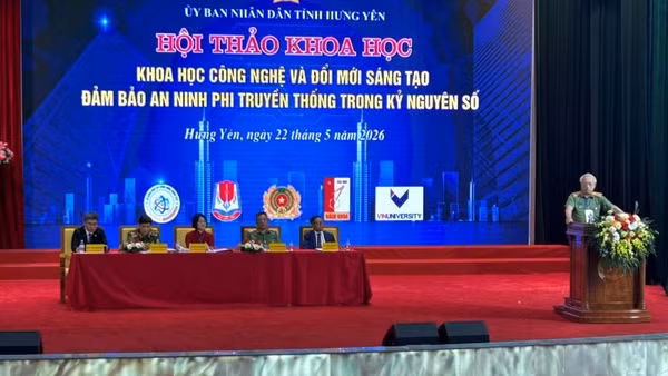 Hội thảo khoa học “Khoa học công nghệ và đổi mới sáng tạo bảo đảm an ninh phi truyền thống trong kỷ nguyên số”.