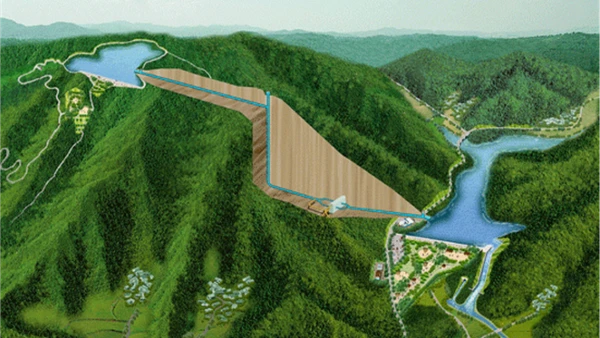 Dự án thuỷ điện tích năng Bác Ái. (Ảnh: EVN)