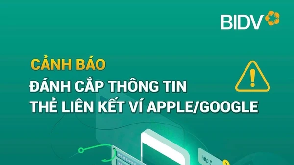 Cảnh báo lừa đảo liên kết ví Apple, Google.