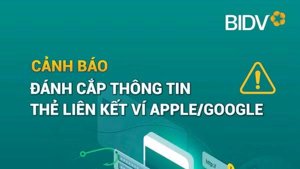 Cảnh báo lừa đảo liên kết ví Apple, Google.