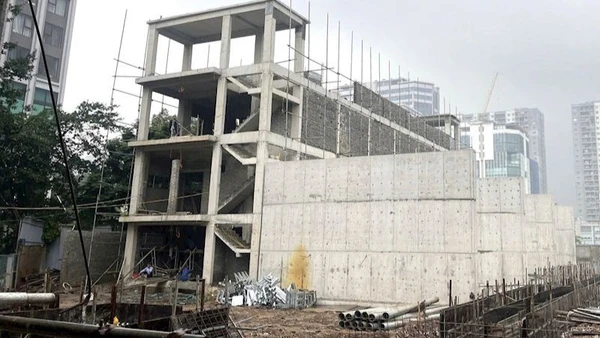 Trạm biến áp 220/110kV Thanh Xuân đang được đẩy nhanh tiến độ.