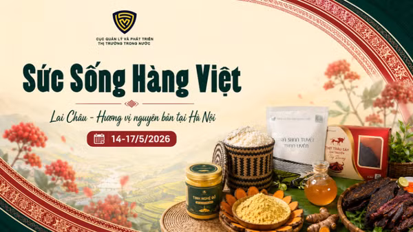Không gian trưng bày, livestream “Sức sống hàng Việt” với chủ đề Lai Châu - Hương vị nguyên bản tại Hà Nội” sẽ diễn ra từ ngày 14-17/5 tới đây tại Hà Nội.