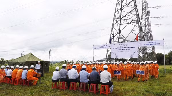 Toàn cảnh buổi diễn tập phòng, chống thiên tai, tìm kiếm cứu nạn và ứng cứu khẩn cấp năm 2026.