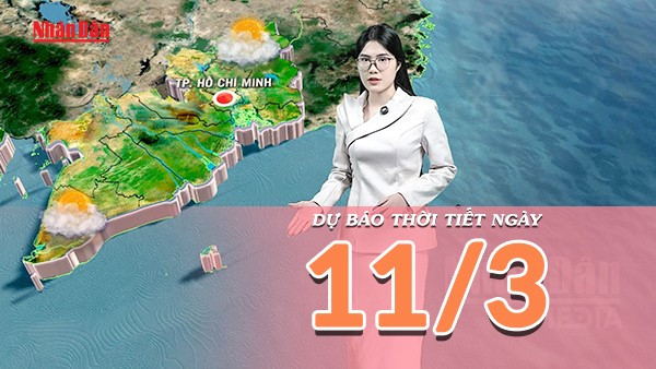 [Video] Dự báo thời tiết ngày 11/3/2026: Khối khí lạnh suy yếu, thời tiết cả nước chuyển biến tích cực