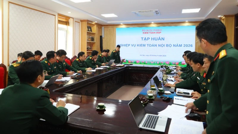 Bộ Quốc phòng tập huấn kiểm toán viên, nâng cao hiệu quả quản lý tài chính