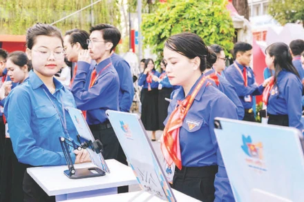 Công tác Đoàn giai đoạn 2025-2030 của tuổi trẻ Thành phố Hồ Chí Minh gắn với nhiệm vụ trọng tâm là chuyển đổi số và đổi mới sáng tạo để đáp ứng nhu cầu thực tiễn cuộc sống. (Ảnh CTV)