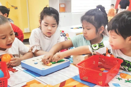 Học sinh Thành phố Hồ Chí Minh tham gia các hoạt động STEM. (Ảnh mang tính chất minh họa)