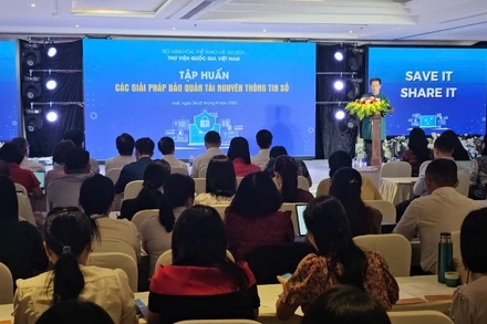 Lớp tập huấn về bảo quản tài nguyên thông tin số sẽ diễn ra trong 2 ngày.