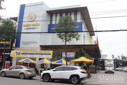 Khu khám cao cấp Thiện Nhân Quảng Ngãi tại 168 Hùng Vương, phường Nghĩa Lộ. 