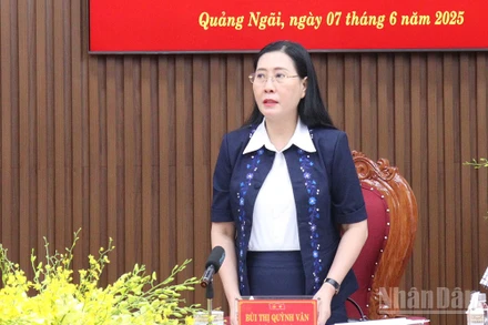 Theo đồng chí Bùi Thị Quỳnh Vân, Ủy viên Trung ương Đảng, Bí thư Tỉnh ủy, Chủ tịch Hội đồng nhân dân tỉnh Quảng Ngãi, tỉnh sẽ lập các đoàn kiểm tra, hướng dẫn, định hướng cho các xã trong quá trình vận hành bộ máy mới.