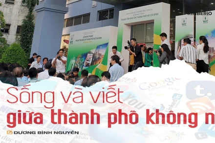 Sống và viết giữa thành phố không ngủ 