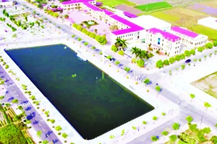 Diện mạo khang trang tại một vùng nông thôn thuộc xã A Sào (Hưng Yên).