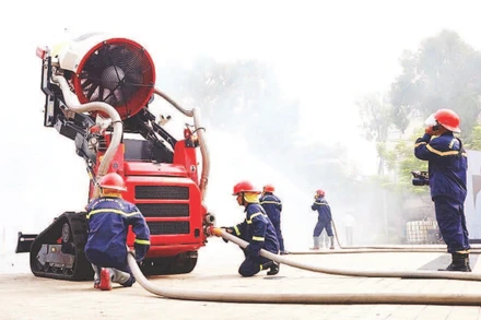 Thành phố Cần Thơ diễn tập an toàn bức xạ hạt nhân để phòng ngừa, bảo đảm an toàn hạt nhân.