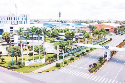 Một góc Khu công nghiệp Việt Nam-Singapore II tại Thành phố Hồ Chí Minh.