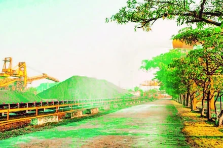 Mặt bằng sản xuất của Công ty Tuyển than Cửa Ông-TKV đều bảo đảm theo tiêu chí sáng-xanh-sạch.