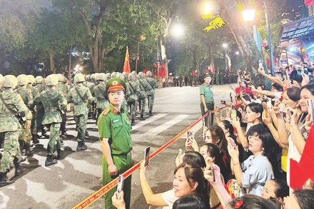 Lực lượng Công an nhân dân bảo vệ sự kiện A80.